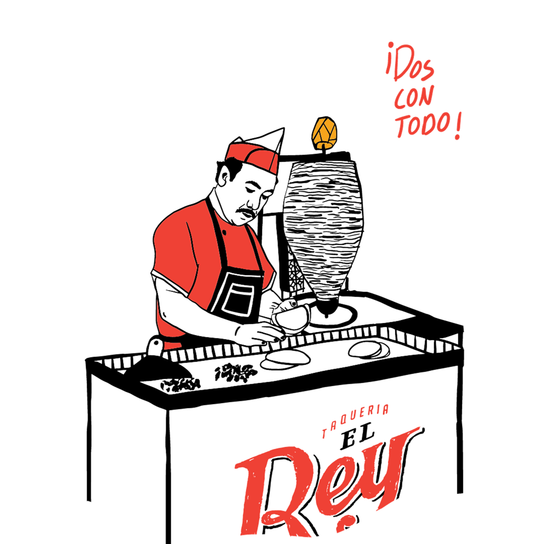 taqueria el rey piirros kokista valmistamassa ruokaa